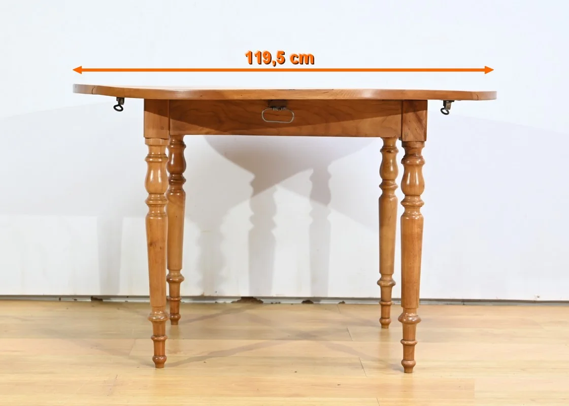 Table Modulable en Merisier, style Louis Philippe – 2ème Partie XIXe