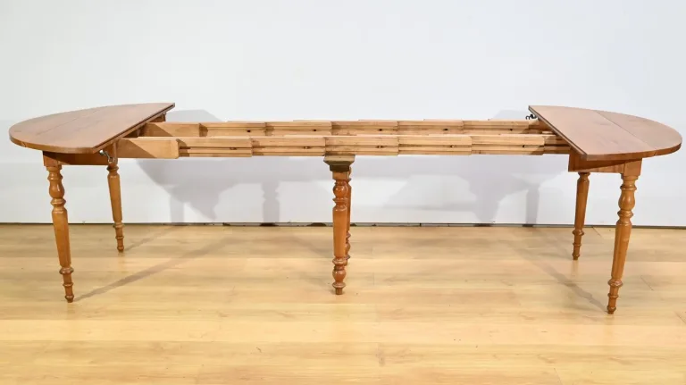 Table Modulable en Merisier, style Louis Philippe – 2ème Partie XIXe