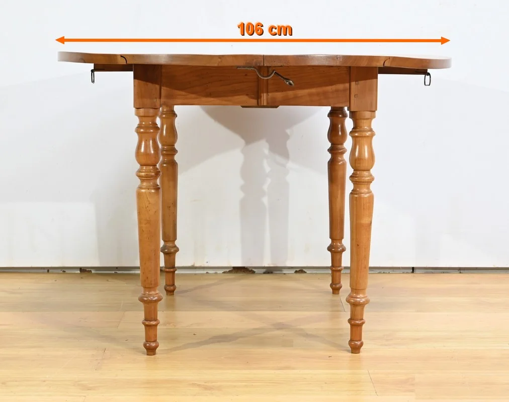 Table Modulable en Merisier, style Louis Philippe – 2ème Partie XIXe