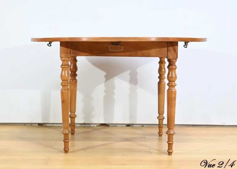 Table Modulable en Merisier, style Louis Philippe – 2ème Partie XIXe