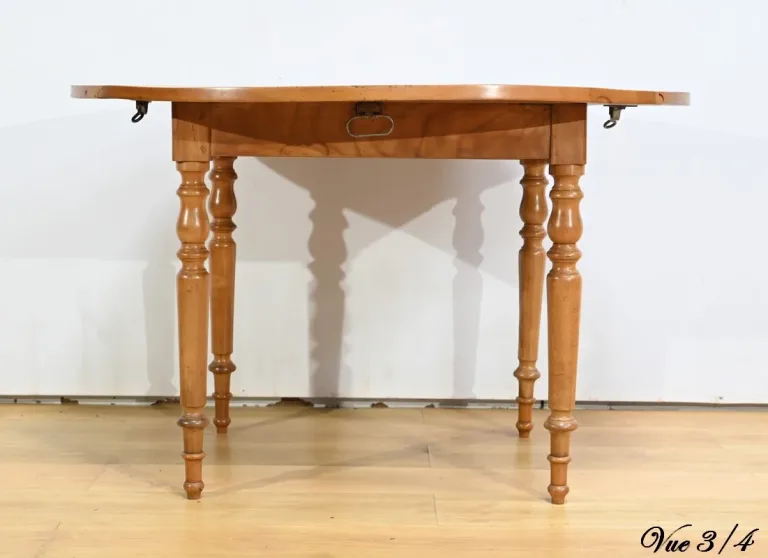 Table Modulable en Merisier, style Louis Philippe – 2ème Partie XIXe
