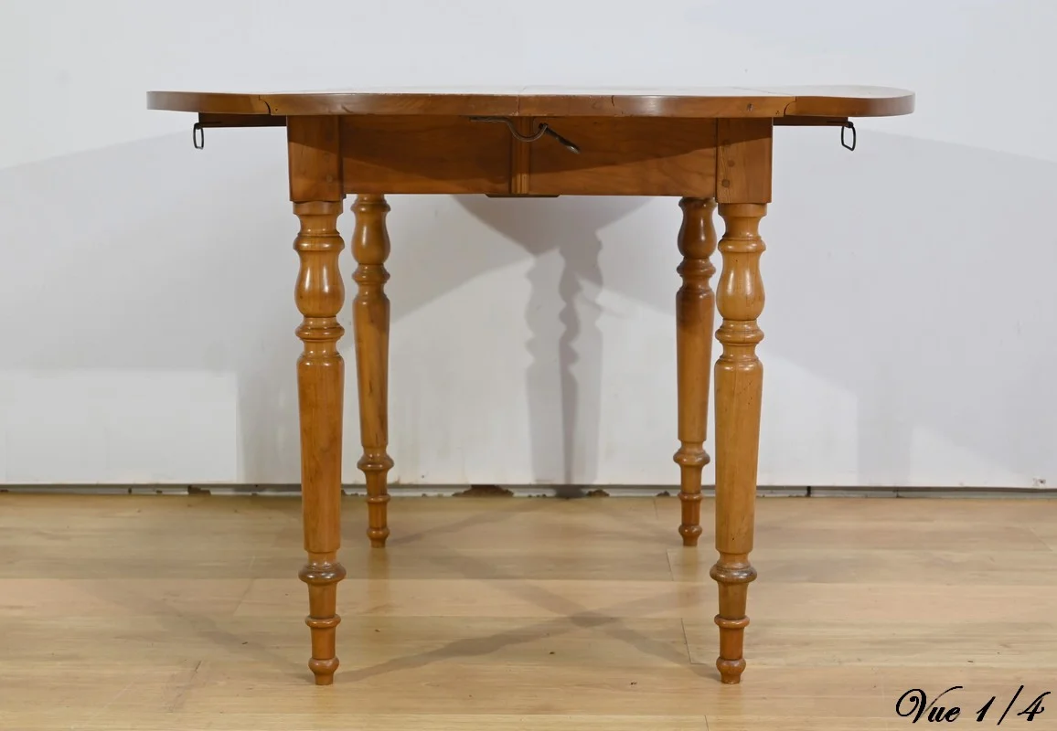 Table Modulable en Merisier, style Louis Philippe – 2ème Partie XIXe