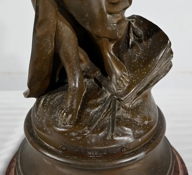 SPELTER-SKULPTUR von AUGUSTE MOREAU