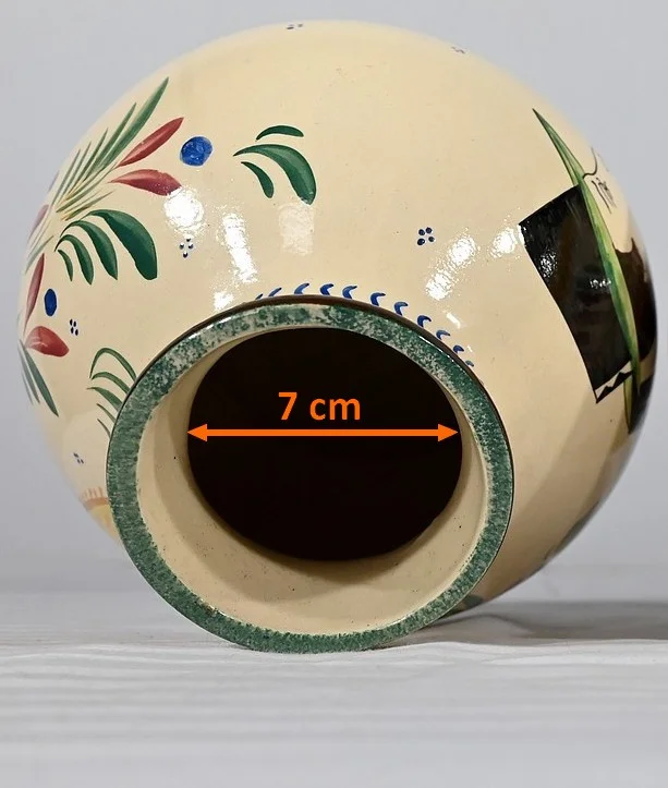 PAIR OF QUIMPER VASES