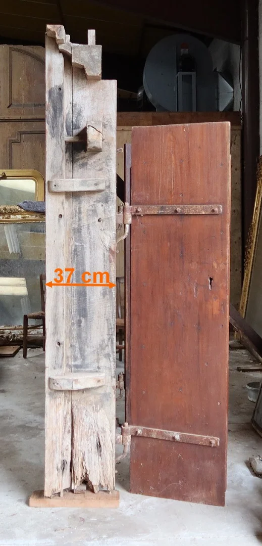 Rares Portes Indiennes en Teck, goût Louis XIV, Pondichéry - XIXe