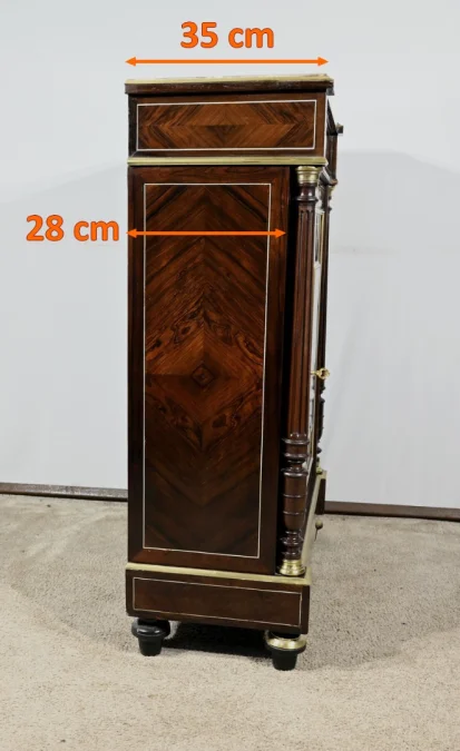 Meuble d'Appui en Palissandre de Rio, époque Napoléon III - Milieu XIXe