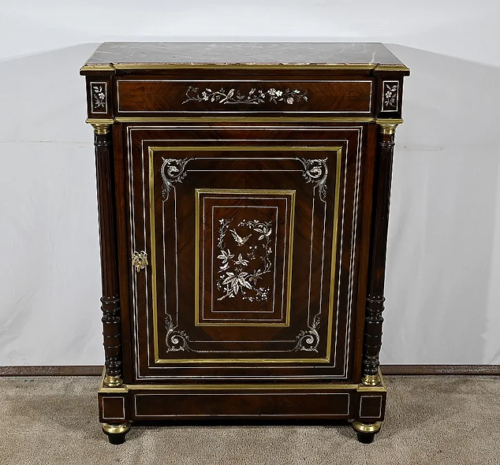 Meuble d'Appui en Palissandre de Rio, époque Napoléon III - Milieu XIXe