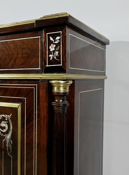 Meuble d'Appui en Palissandre de Rio, époque Napoléon III - Milieu XIXe