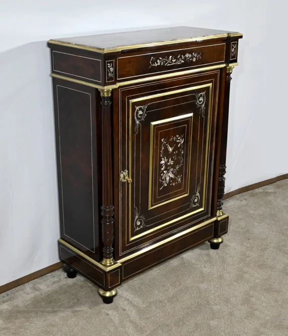 Meuble d'Appui en Palissandre de Rio, époque Napoléon III - Milieu XIXe