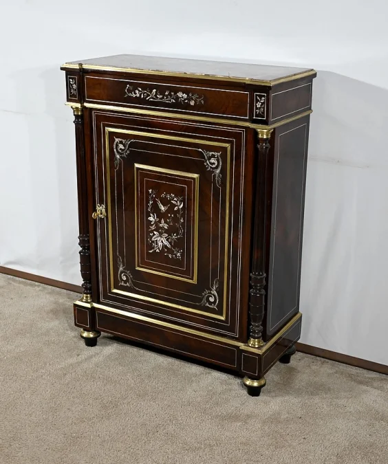 Meuble d'Appui en Palissandre de Rio, époque Napoléon III - Milieu XIXe