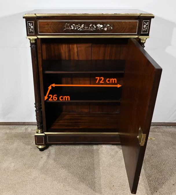 Meuble d'Appui en Palissandre de Rio, époque Napoléon III - Milieu XIXe