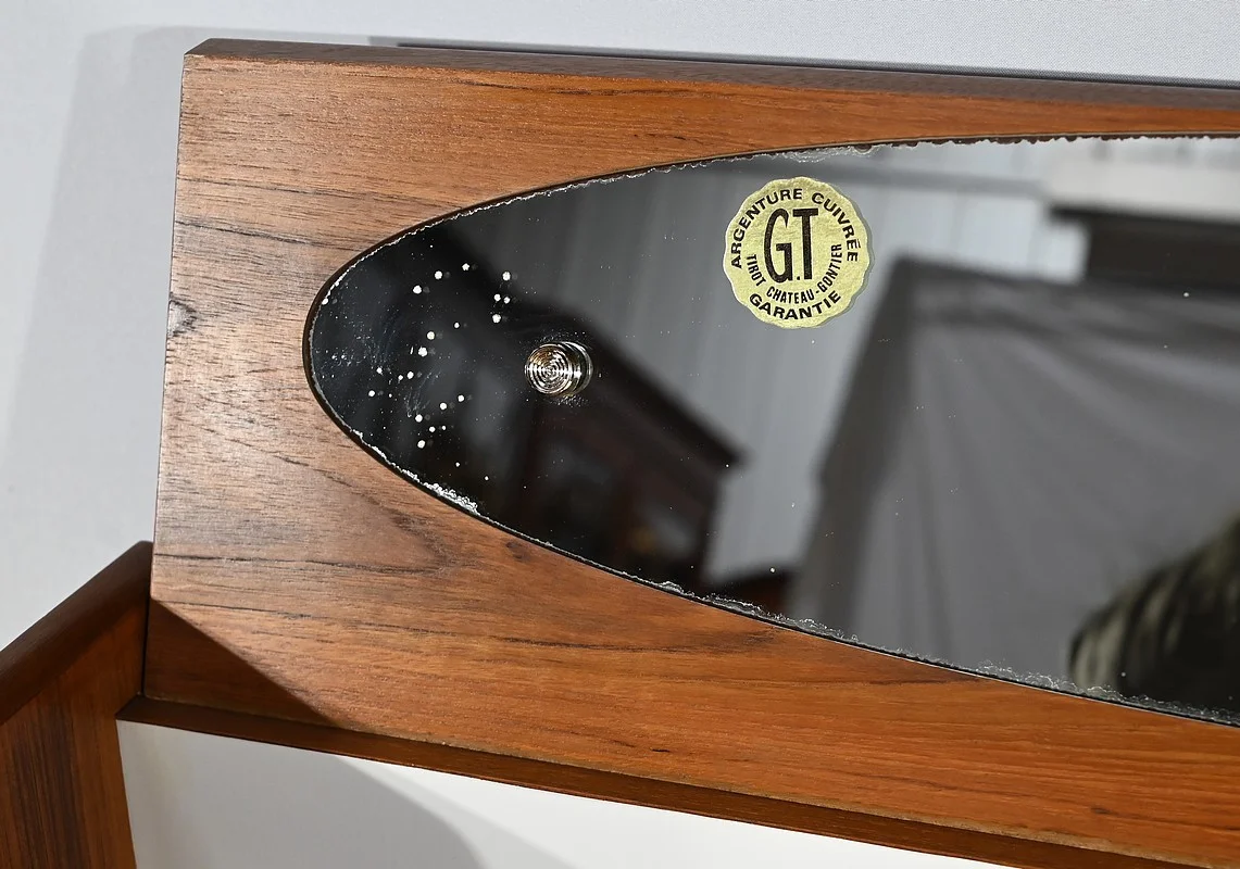 Secrétaire en Teck, estampillé LB Kofod-Larsen, Danemark - 1960