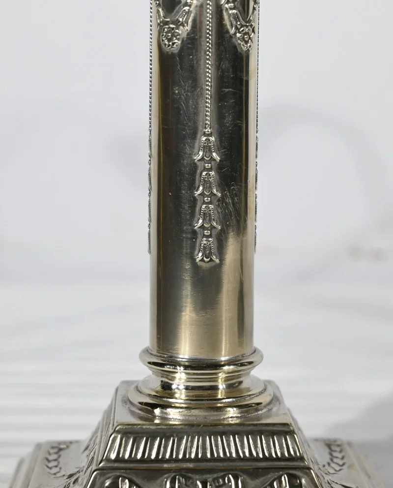 SILVER PLATE LAMPS