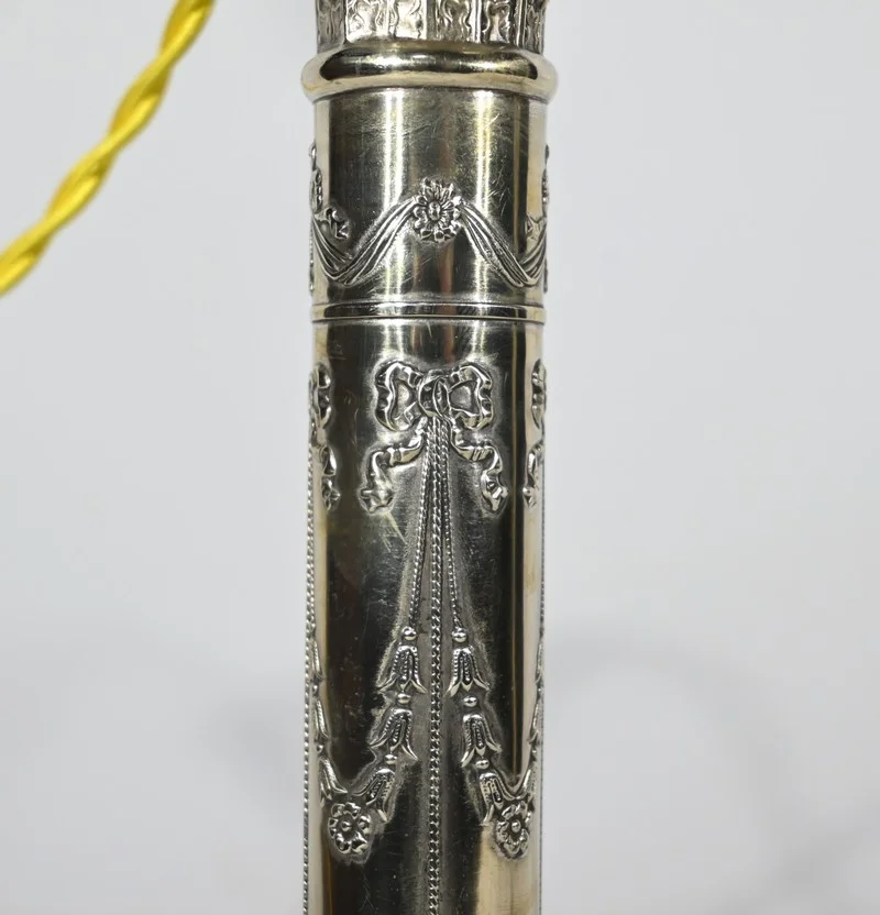 SILVER PLATE LAMPS