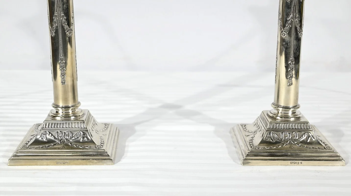 SILVER PLATE LAMPS