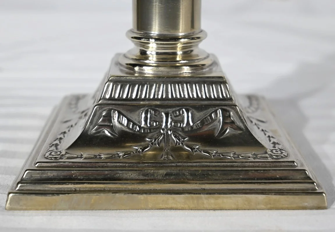 SILVER PLATE LAMPS