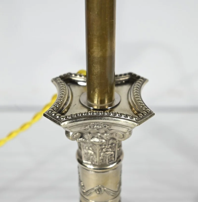 SILVER PLATE LAMPS
