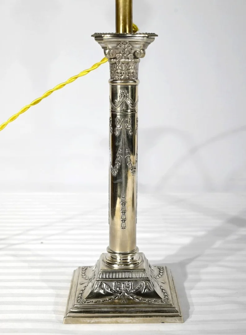 SILVER PLATE LAMPS