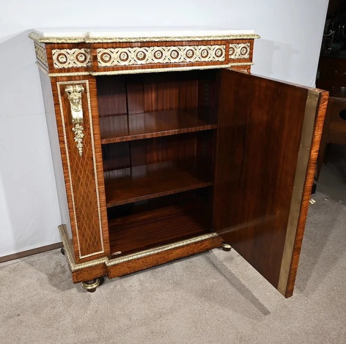 Meuble d'Entre-deux en Bois Précieux, époque Napoléon III - Milieu XIXe