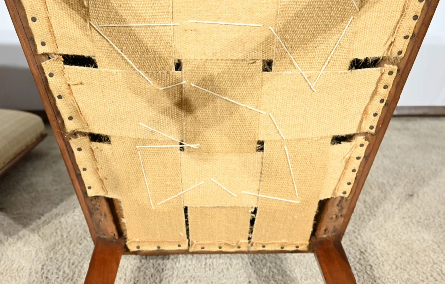 Paire de Chaises en Acajou de Cuba, époque Restauration – Début XIXe