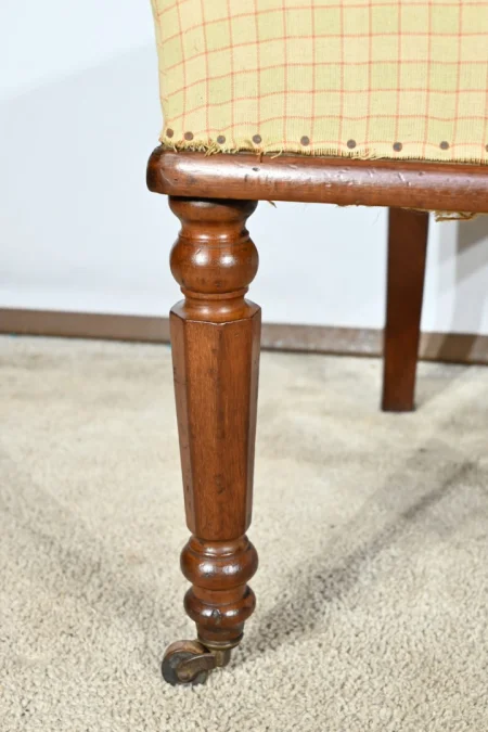 Paire de Chaises en Acajou de Cuba, époque Restauration – Début XIXe