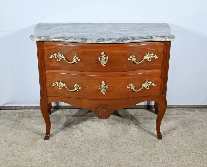 Commode Sauteuse en Acajou massif, style Louis XV – Fin XIXe