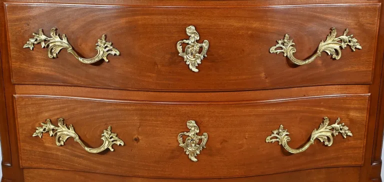 Commode Sauteuse en Acajou massif, style Louis XV – Fin XIXe