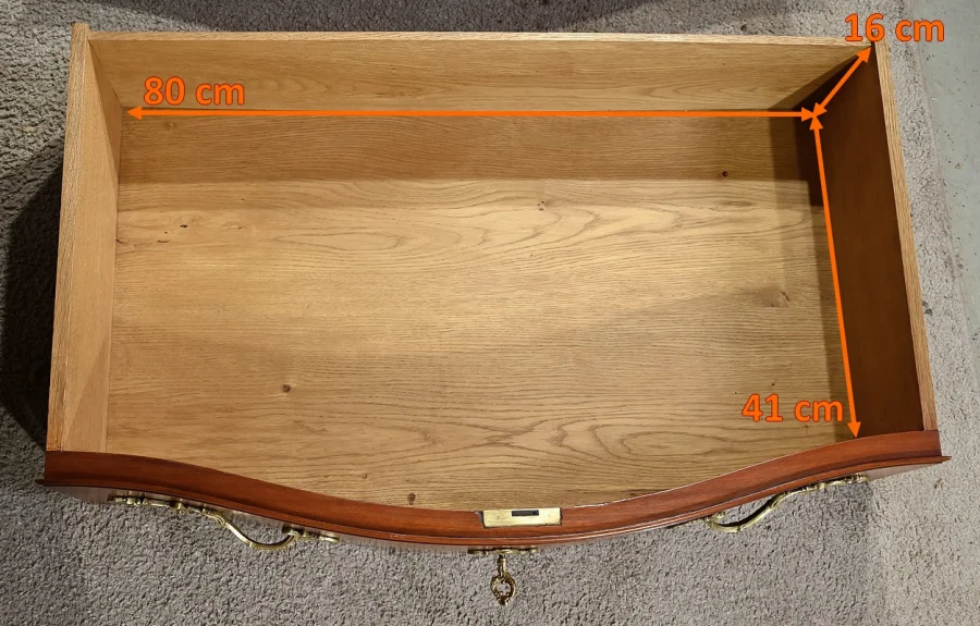 LOUIS XV STYLE CHEST OF DRAWERS