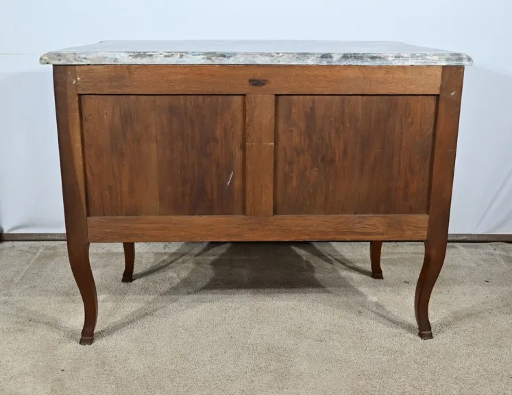 Commode Sauteuse en Acajou massif, style Louis XV – Fin XIXe