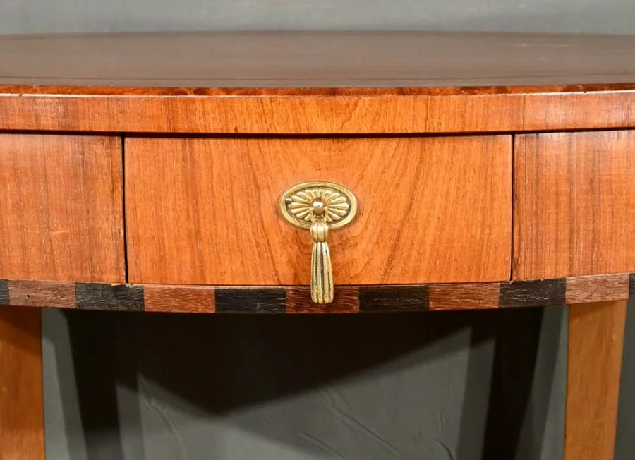 Table Guéridon en Acajou et Palissandre, Art Déco - 1930