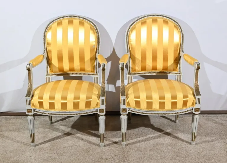 PAAR SESSEL IM LOUIS XVI-STIL