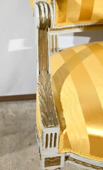 PAAR SESSEL IM LOUIS XVI-STIL