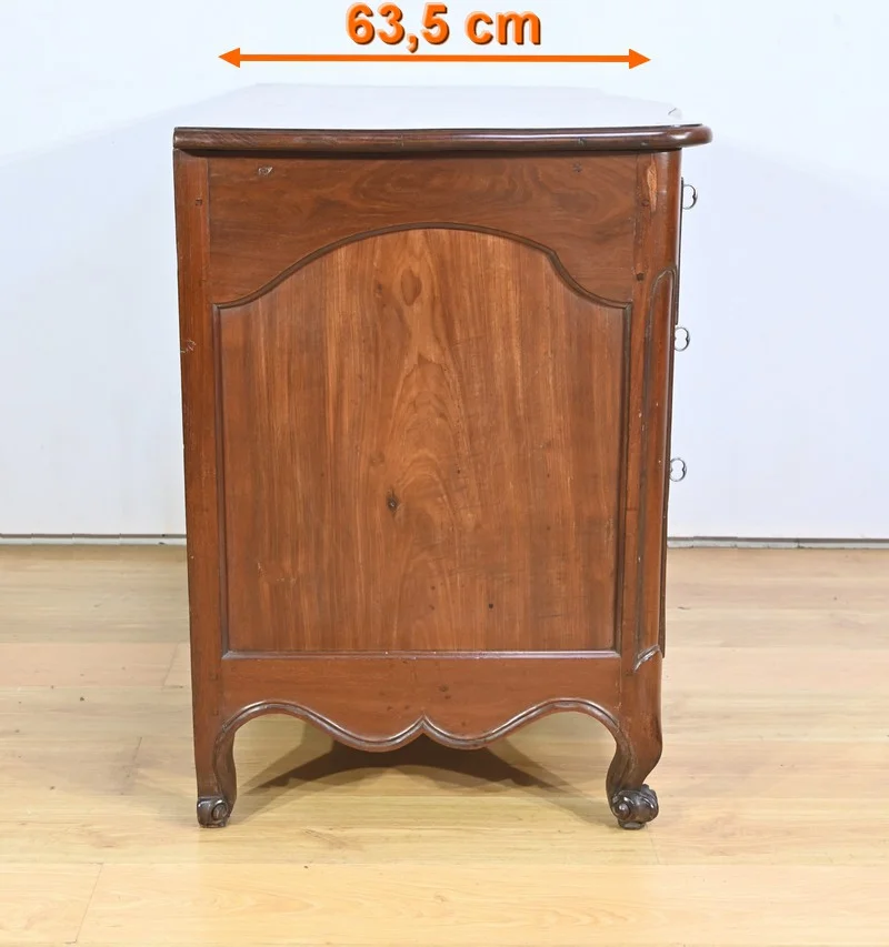Commode Nantaise de Port en Acajou de Cuba – 2ème partie XVIIIe