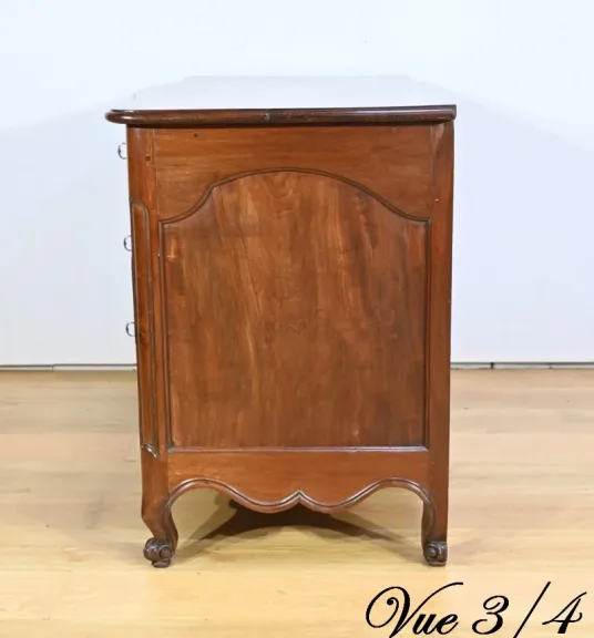 Commode Nantaise de Port en Acajou de Cuba – 2ème partie XVIIIe