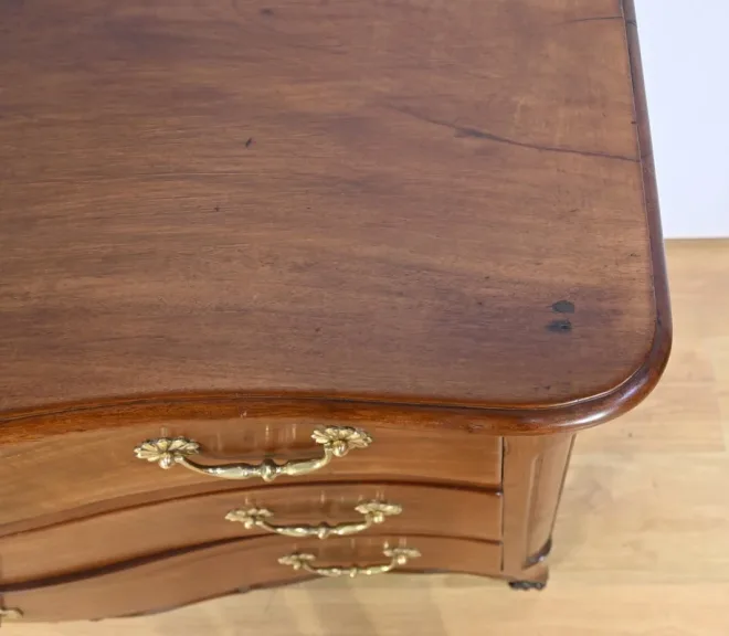 Commode Nantaise de Port en Acajou de Cuba – 2ème partie XVIIIe