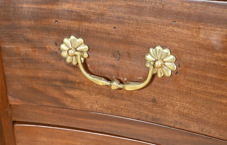 Commode Nantaise de Port en Acajou de Cuba – 2ème partie XVIIIe