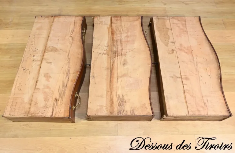 Commode Nantaise de Port en Acajou de Cuba – 2ème partie XVIIIe