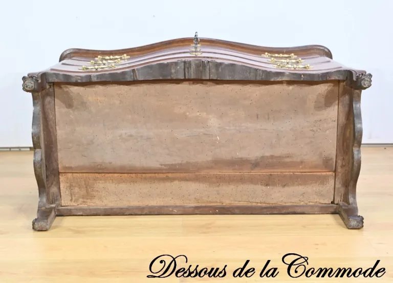 Commode Nantaise de Port en Acajou de Cuba – 2ème partie XVIIIe