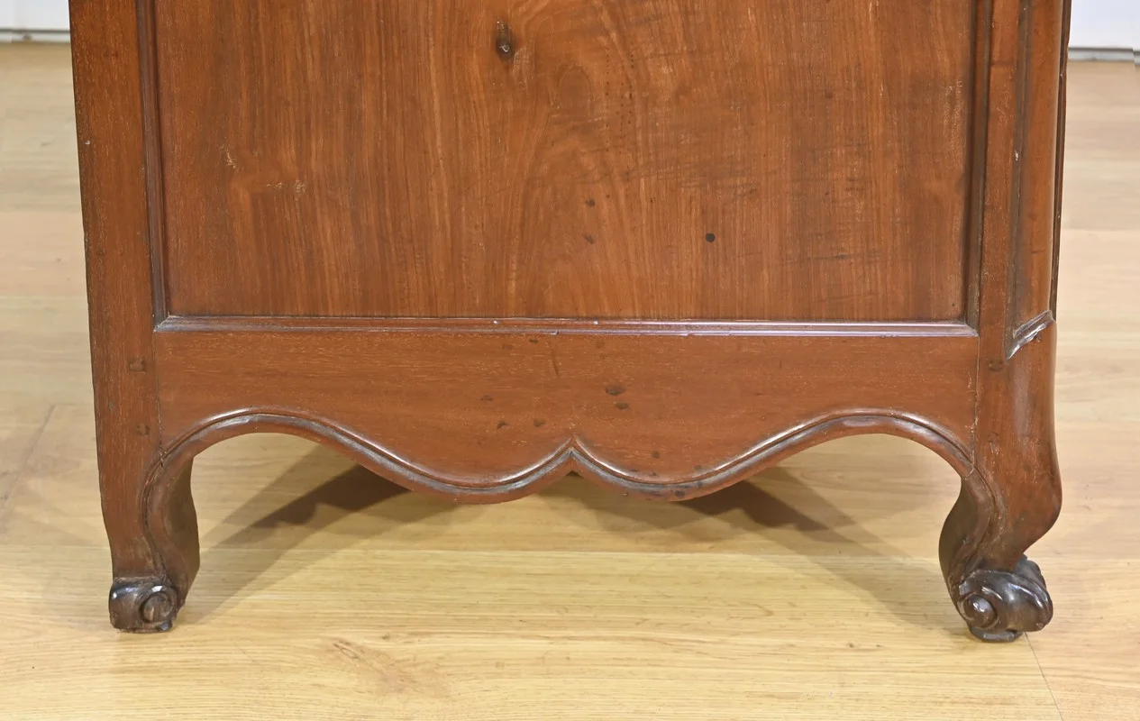 Commode Nantaise de Port en Acajou de Cuba – 2ème partie XVIIIe