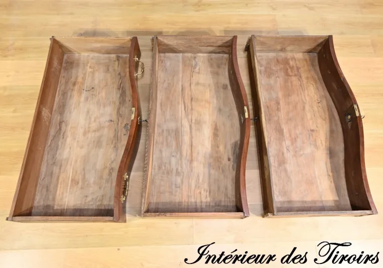Commode Nantaise de Port en Acajou de Cuba – 2ème partie XVIIIe
