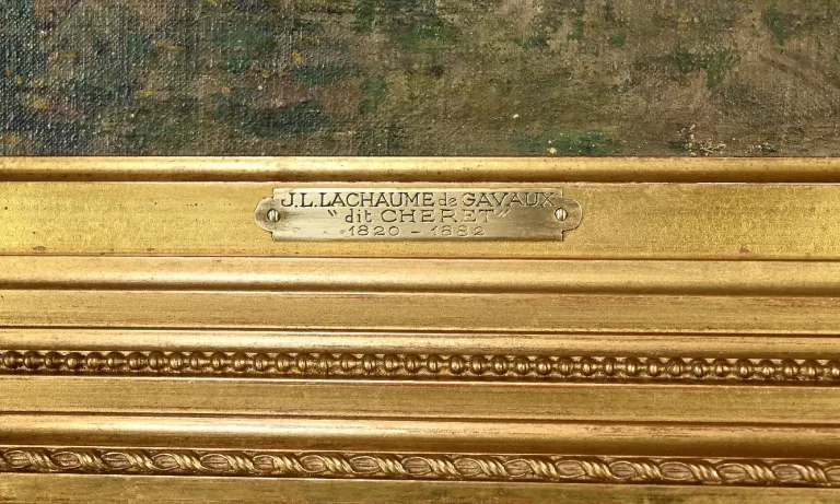 ÖL AUF LEINWAND signiert CHERET