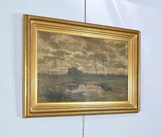 ÖL AUF LEINWAND signiert CHERET