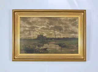 ÖL AUF LEINWAND signiert CHERET