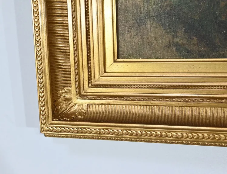 ÖL AUF LEINWAND signiert CHERET