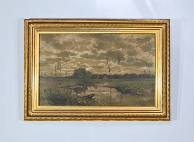 ÖL AUF LEINWAND signiert CHERET