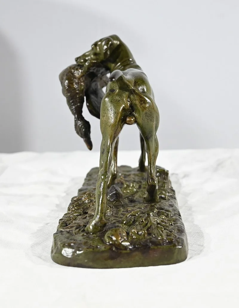 BRONZE GROUP signed P J MENE
