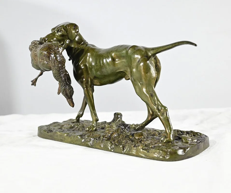 BRONZE GROUP signed P J MENE