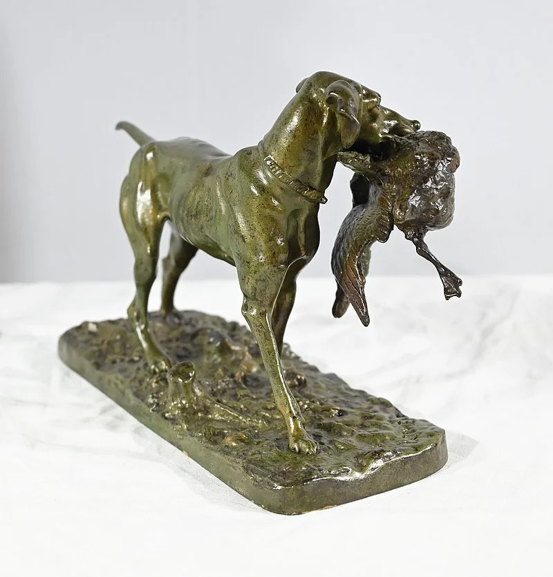 BRONZE GROUP signed P J MENE