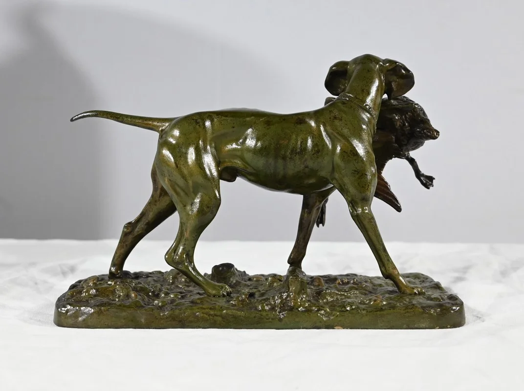 BRONZE GROUP signed P J MENE