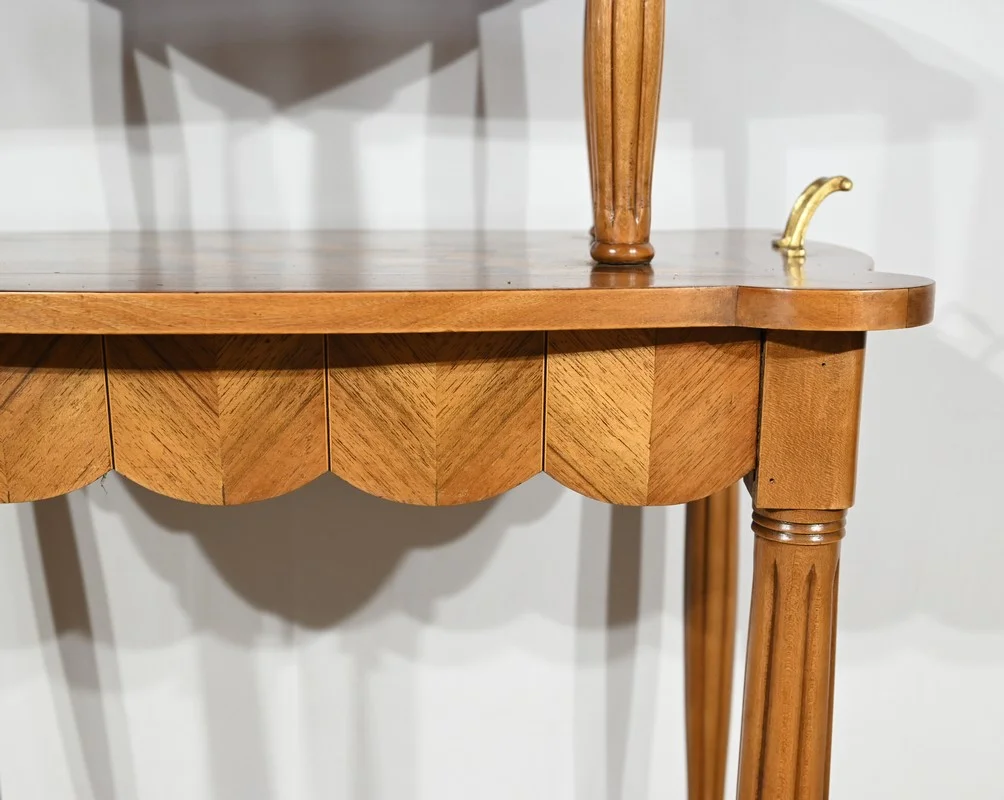 Table de Service en Marqueterie de Noyer et Palissandre - 1940